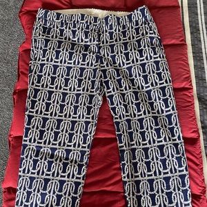 JCrew Nautical Stretch Capris
